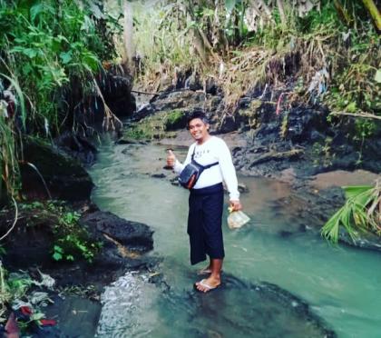 photo Stress Release dengan Berendam di Pemandian Pancoran Gulingan Sobangan