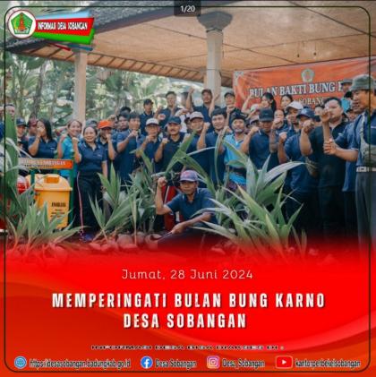 photo Memperingati Bulan Bung Karno Desa Sobangan Tahun 2024